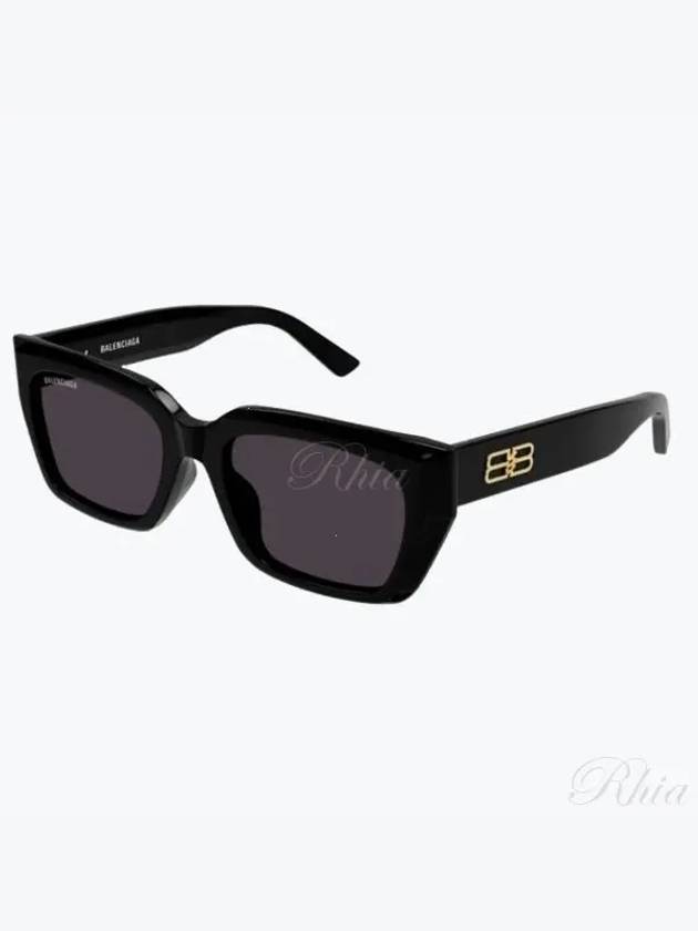 Eyewear Logo Square Frame Sunglasses Black - BALENCIAGA - BALAAN 2