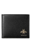 Animalier Bee Leather Half Wallet Black - GUCCI - BALAAN 2