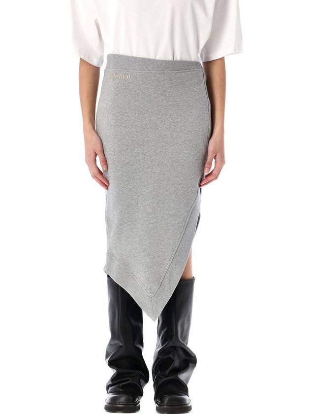 The Attico Fleece Midi Skirt - THE ATTICO - BALAAN 1