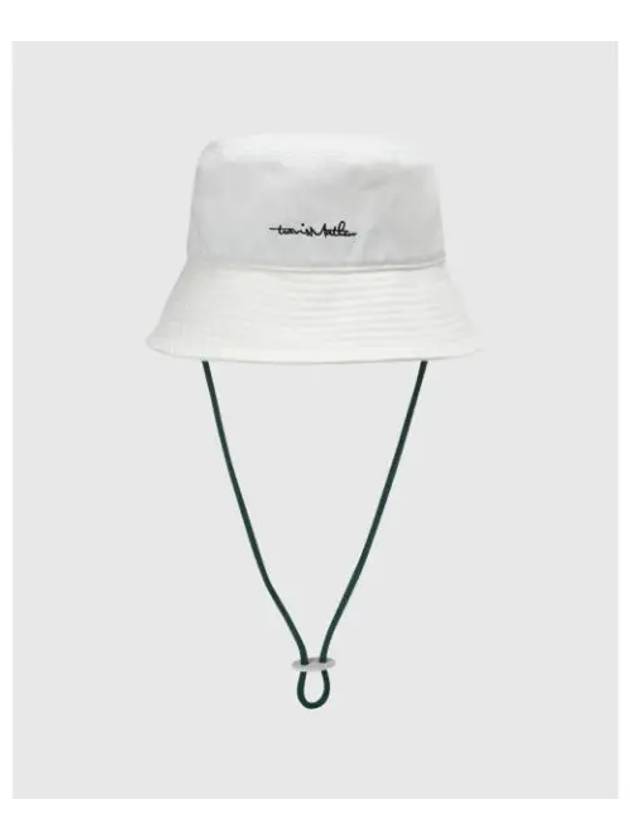 TRAVISMATHEW Unisex Signature Bucket Hat White - TRAVIS SCOTT - BALAAN 1