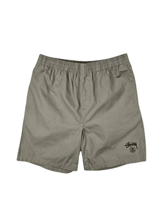 Men's Basic Stock Beach Shorts Stone - STUSSY - BALAAN 1