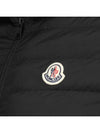 Logo Patch Knit Goose Padded Cardigan Black - MONCLER - BALAAN 5