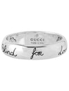 Blind For Love Ring Silver YBC455247001 - GUCCI - BALAAN 1