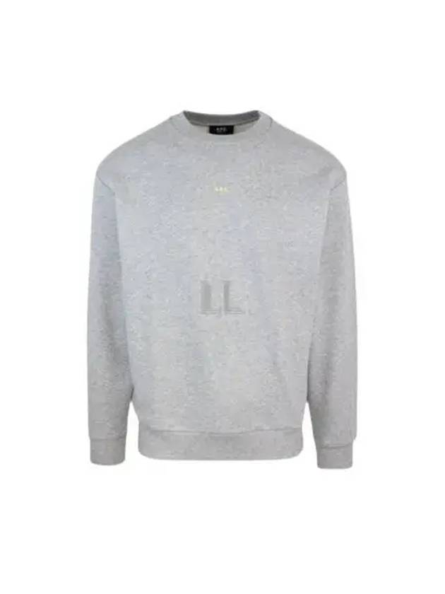 Boxy Micro Logo Sweatshirt Grey - A.P.C. - BALAAN 2