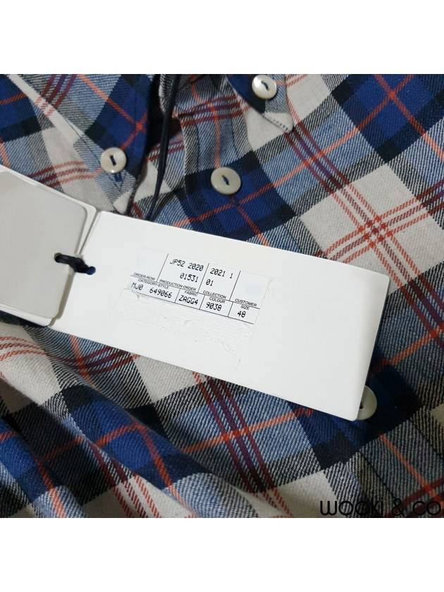 Donald Duck Check Long Sleeve Shirt - GUCCI - BALAAN 7