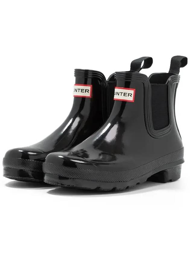 Original Gloss Chelsea Rain Boots Black - HUNTER - BALAAN 6