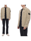 Wappen patch corduroy cotton jacket beige - STONE ISLAND - BALAAN 2