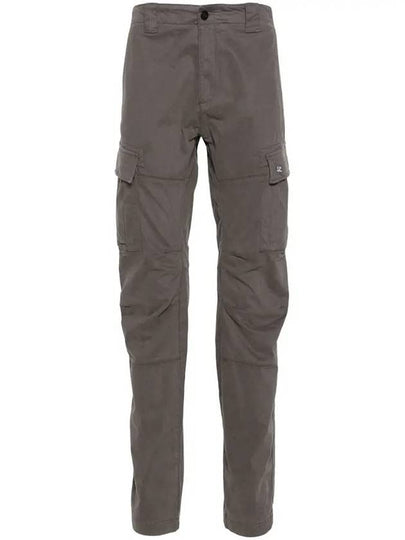 Stretch Satin Cargo Straight Pants Purple - CP COMPANY - BALAAN 2