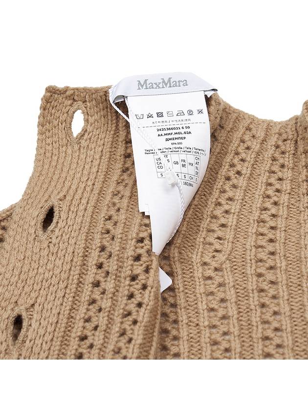 Women s Hodeida Crop Knit 004 - MAX MARA - BALAAN 8