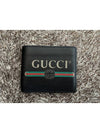 Black band logo leather wallet - GUCCI - BALAAN 3