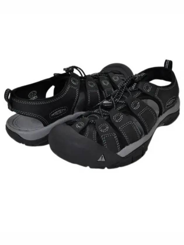 Newport Leather Sandals Black Steel Grey - KEEN - BALAAN 2