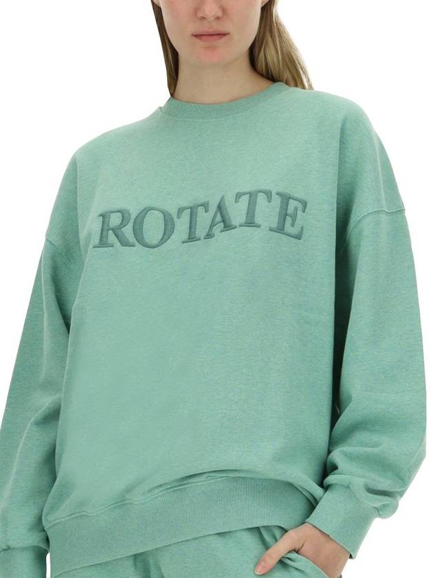 Rotate Birger Christensen Sweatshirt With Logo - ROTATE - BALAAN 4