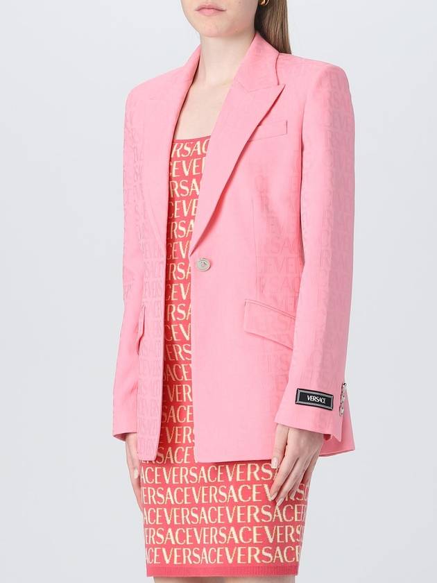 Blazer Versace in lana jacquard - VERSACE - BALAAN 4