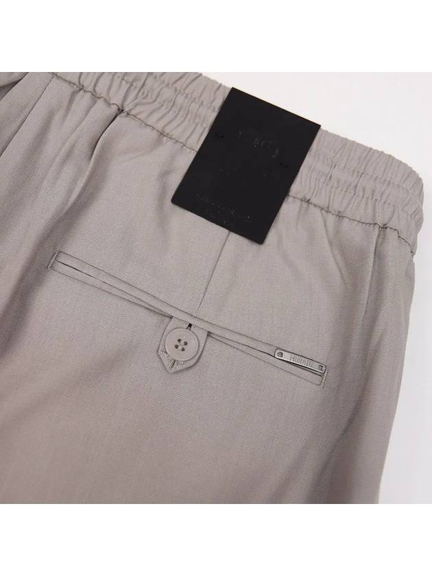 Men's Tencel Banding Gray Shorts ASPT109 - IKALOOOK - BALAAN 5