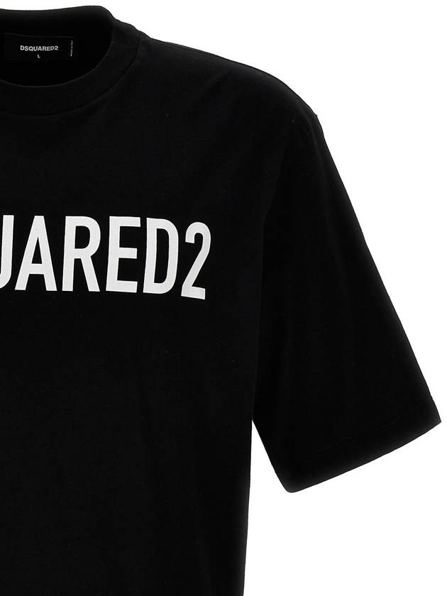 DSQUARED2 Logo Print T-Shirt - DSQUARED2 - BALAAN 3