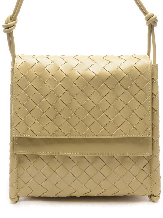 Small Fold Shoulder Bag Beige - BOTTEGA VENETA - BALAAN 2