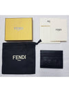 Stamp Logo Card Wallet Black - FENDI - BALAAN 7