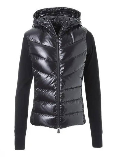 Grenoble Fleece Hooded Padding Black - MONCLER - BALAAN 2