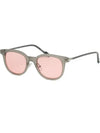 Sunglasses AOK003 070 000 Pink horn rim transparent fashion - ADIDAS - BALAAN 4