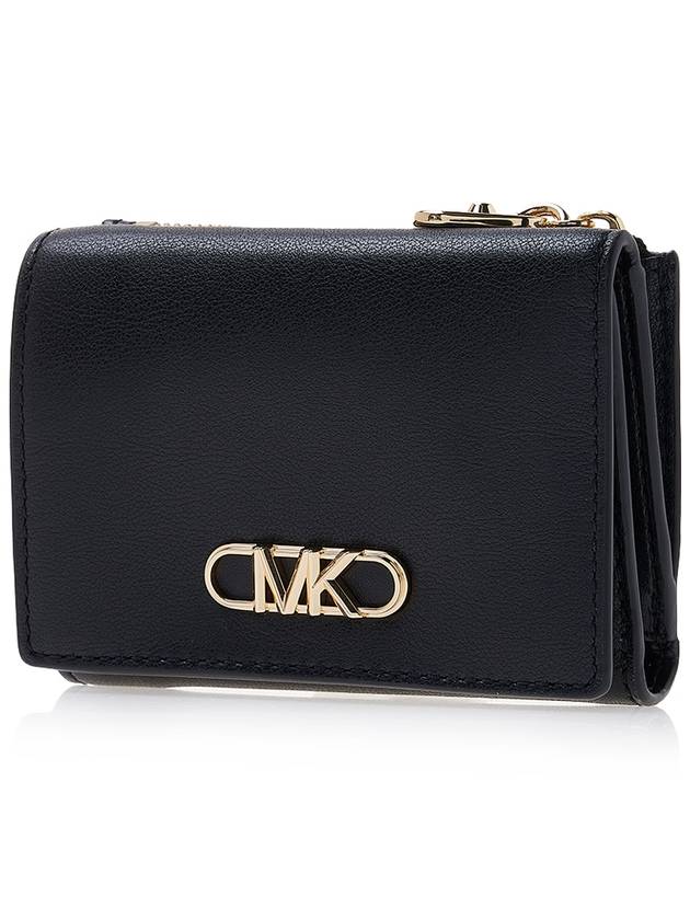 Parker Medium Leather Tri-Fold Half Wallet Black - MICHAEL KORS - BALAAN 3