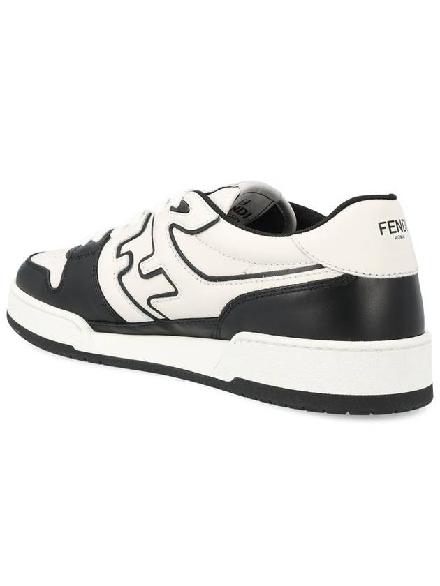 Match Low Top Sneakers Black - FENDI - BALAAN 4