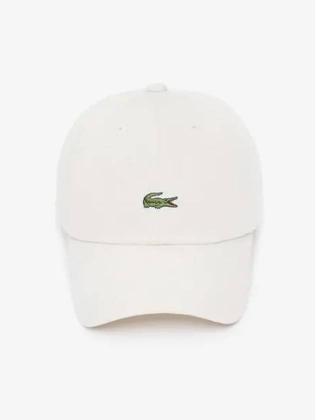 Logo Basic Ball Cap White - LACOSTE - BALAAN 2