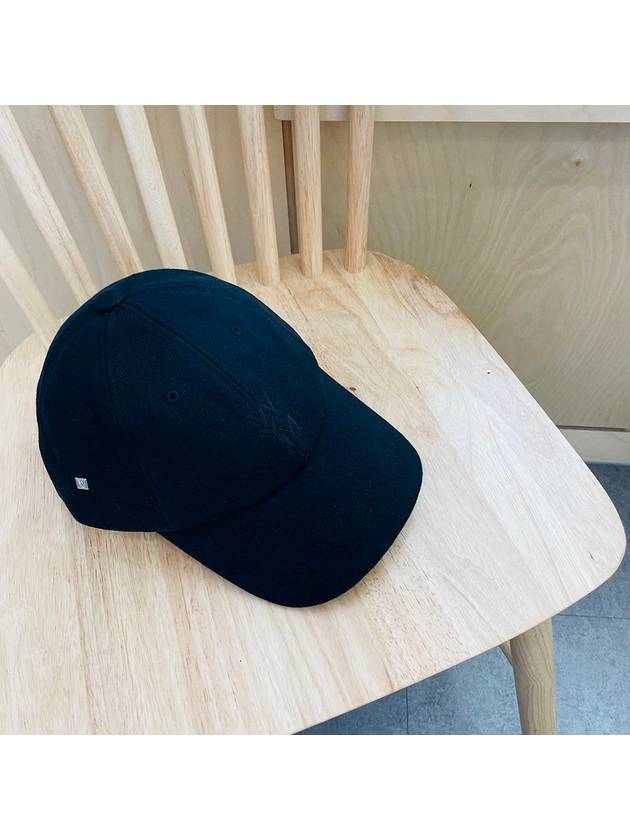 WYM Embroidered Logo Ball Cap Black - WOOYOUNGMI - BALAAN 7