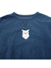 Animal Logo Cotton Sweatshirt Blue - MAISON MARGIELA - BALAAN 4