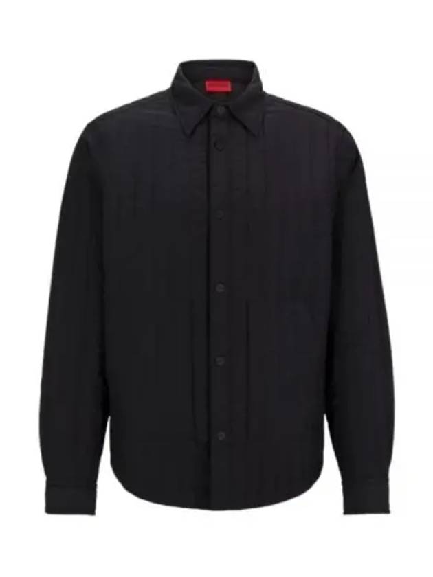 Padded Shirt Jacket Black - HUGO BOSS - BALAAN 2