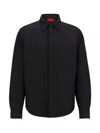 Padded Shirt Jacket Black - HUGO BOSS - BALAAN 2