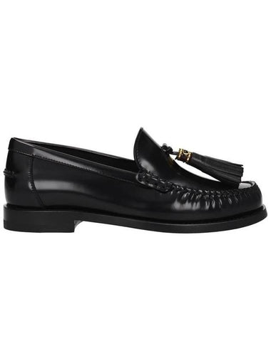 D Academy Brushed Calfskin Loafers Black - DIOR - BALAAN 1