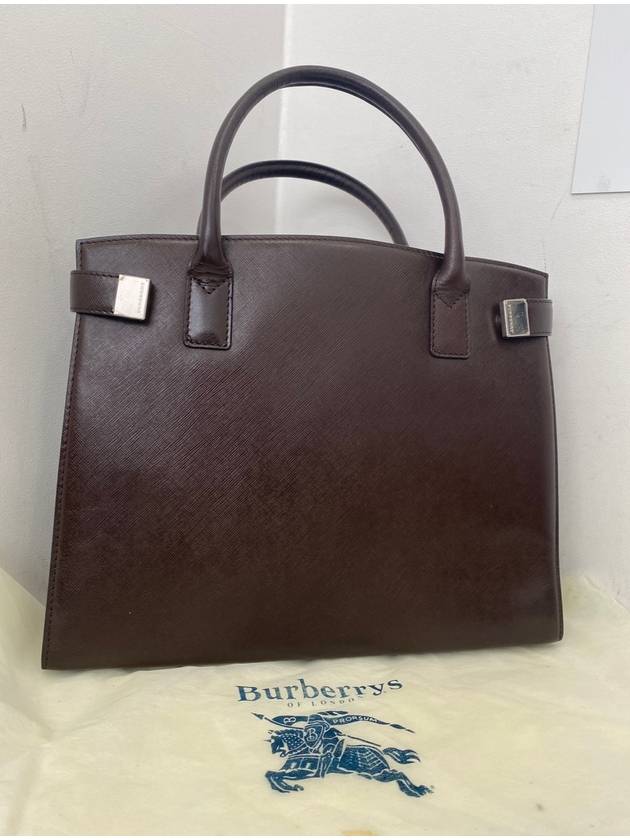 Saffiano tote bag - BURBERRY - BALAAN 1