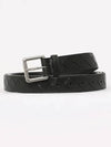 Intrecciato Leather Belt Dark Green - BOTTEGA VENETA - BALAAN 3