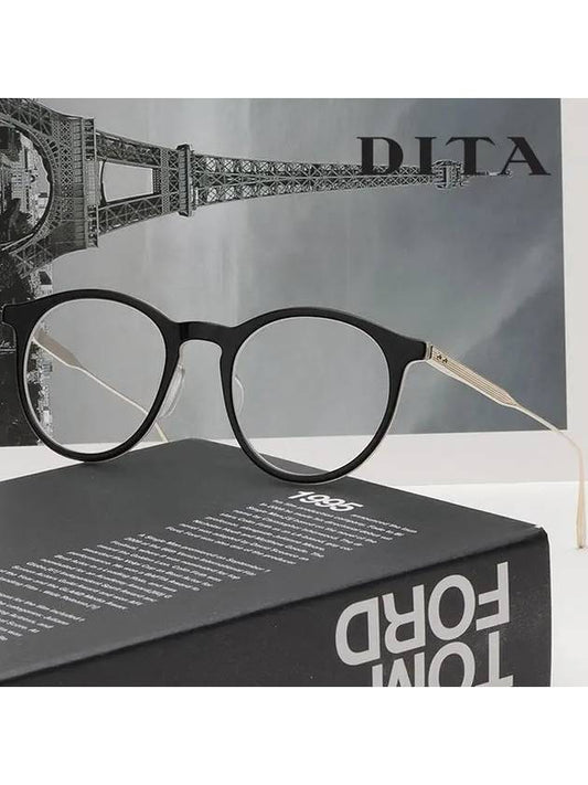 Glasses frame TORUS DTX110 50 01A black horn rim titanium - DITA - BALAAN 2