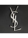 Monogram Money Clip Half Wallet Black - SAINT LAURENT - BALAAN 8