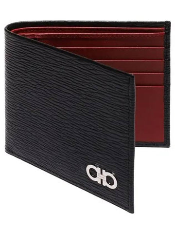 Ferragamo Gancini half wallet men - SALVATORE FERRAGAMO - BALAAN 1