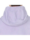 Snap Brushed Cotton Fleece Hoodie Lavender - STONE ISLAND - BALAAN 10