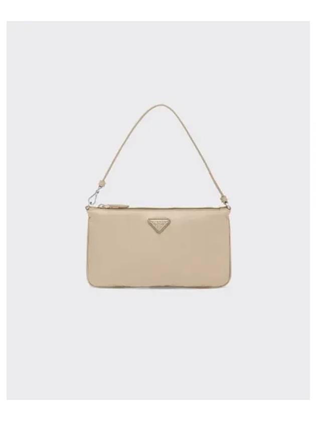 Re-Nylon Trim Mini Shoulder Bag Beige - PRADA - BALAAN 2