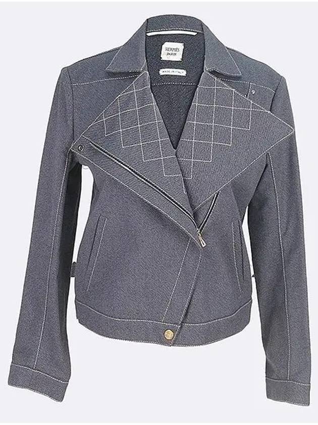 Smith Market Gray Jacket Women s Clothing - HERMES - BALAAN 1