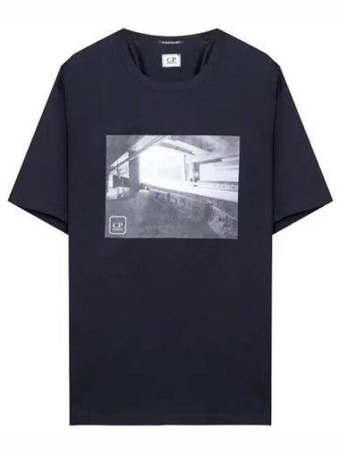 Metropolis logo graphic t shirt - CP COMPANY - BALAAN 1