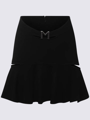 Mugler Black Mini Skirt - MUGLER - BALAAN 1