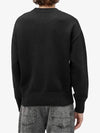 De Coeur Crewneck Knit Top Black - AMI - BALAAN 4