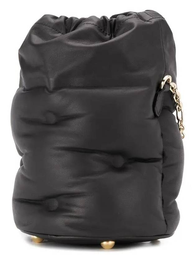 Glam Slam Emboss Bucket Bag Black - MAISON MARGIELA - BALAAN 4