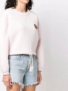 Muzali Logo Patch String Sweatshirt Light Pink - ISABEL MARANT - BALAAN 4