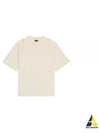 Camargue Embroidered Logo Cotton Short Sleeve T-shirt Light Beige - JACQUEMUS - BALAAN 2