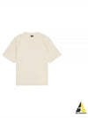 Camargue Logo Embroidered Cotton Short Sleeve T-shirt Light Beige - JACQUEMUS - BALAAN 2