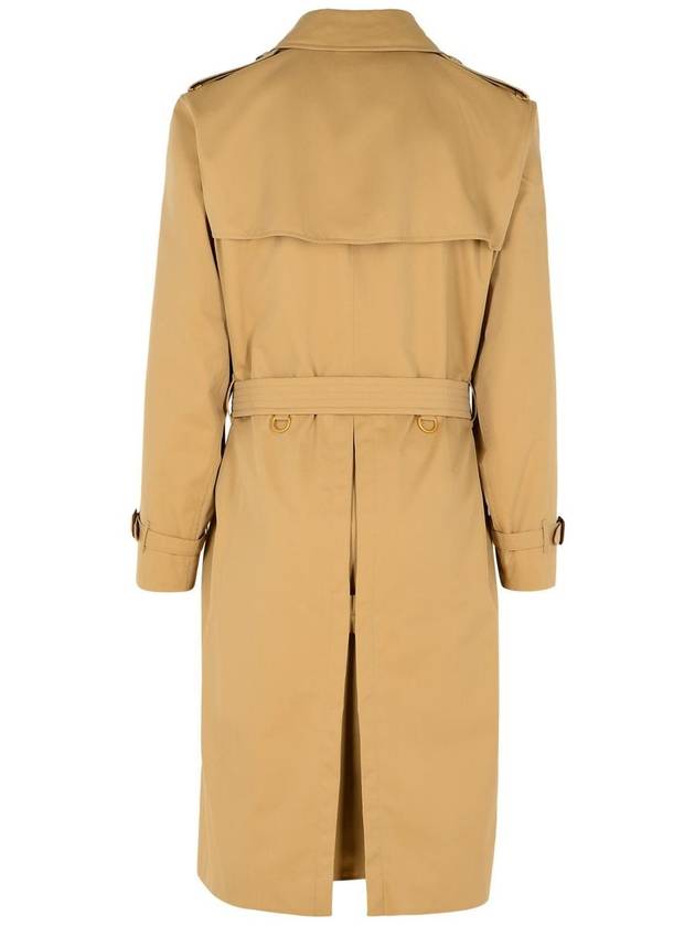 Long Kensington Heritage Trench Coat Honey - BURBERRY - BALAAN 4