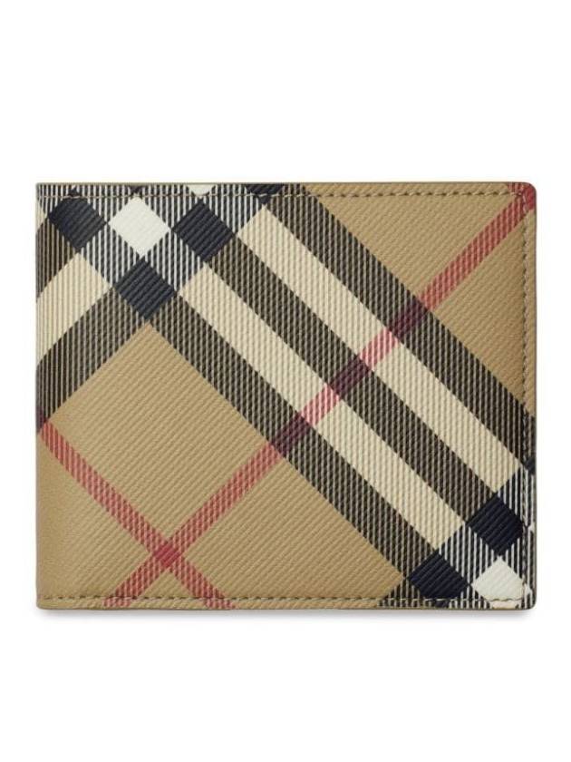 Check Half Wallet Beige - BURBERRY - BALAAN 2