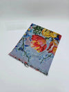 Flower print wool scarf light blue 544616 - GUCCI - BALAAN 2