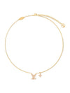 LV Iconic Enamel Necklace Gold - LOUIS VUITTON - BALAAN 3